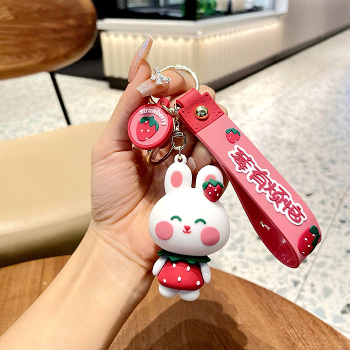 Wholesale  Pendant Cartoon Keychain  Women's  Bag Hanging Car  Key Chain