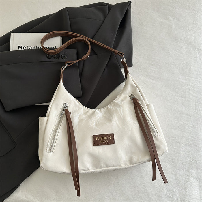 Wholesale New minimalist commuting casual contrasting color fashionable and stylish niche single shoulder crossbody tote bag