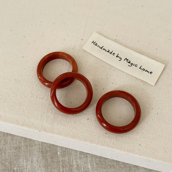 Wholesale Natural stone ring, niche personality, simple and versatile temperament, ring ring, ring