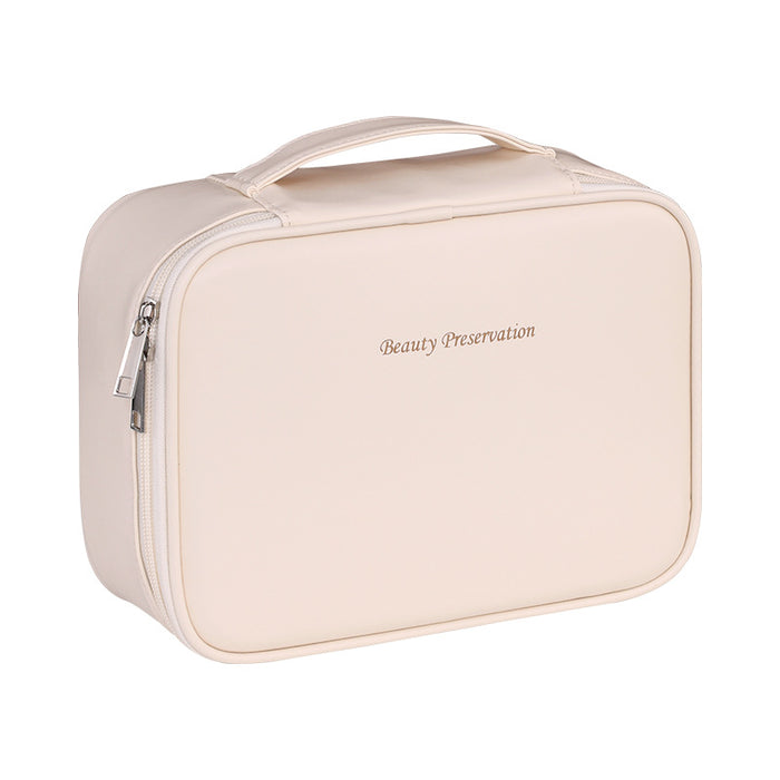 Wholesale Products Split Cosmetic Bag Large Capacity Advanced Sense Multifunctional Cosmetic Storage Bag Niche Design