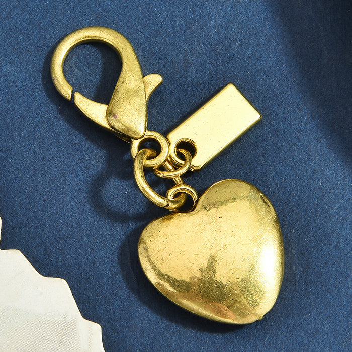 Wholesale Multi Style Dinosaur Clover Heart Animal Gold Alloy Keychain Pendant Fashion Jewelry Accessory