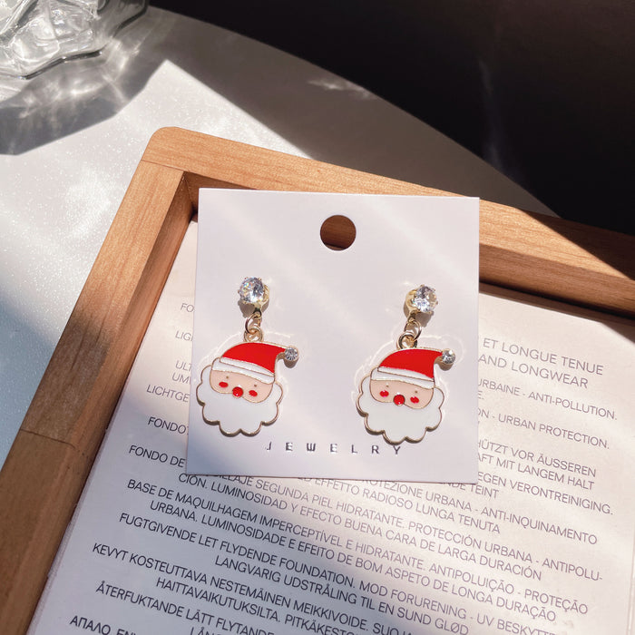 Wholesale Christmas Cute Cartoon Earrings