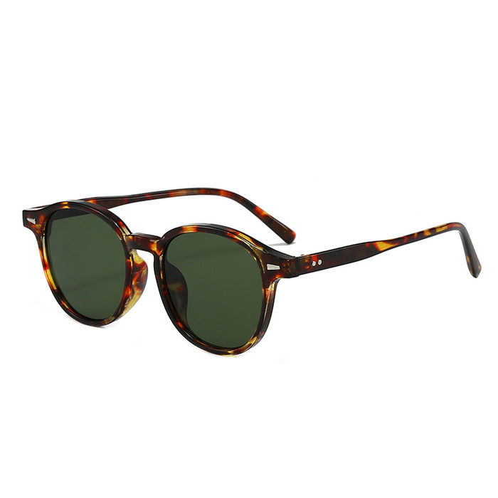 Wholesale New Rice Nail Round Frame Sunglasses Retro Personalized Sunglasses Sunglasses
