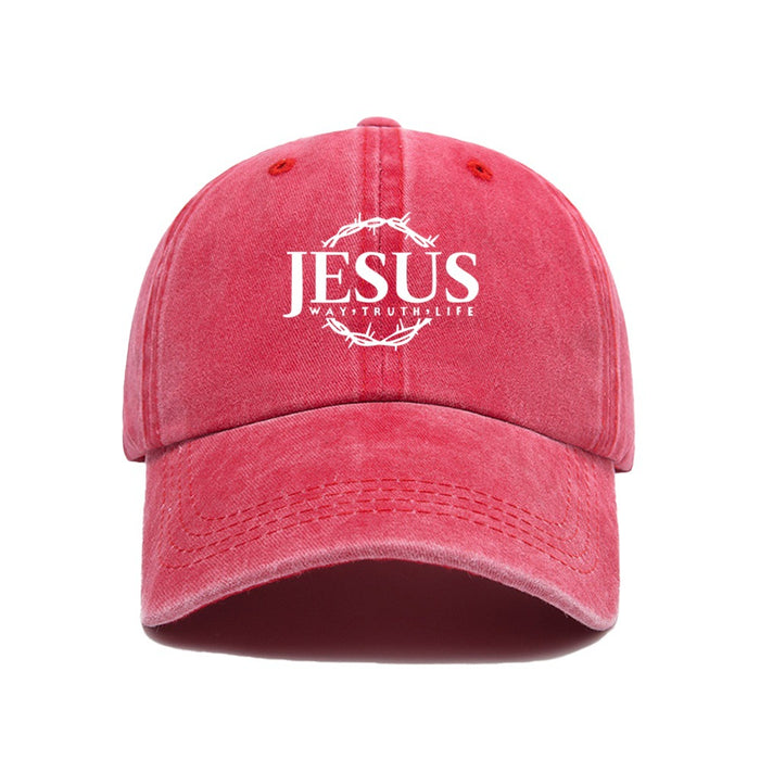Wholesale Printed baseball cap for outdoor leisure, sun shading, washed retro trend, duckbill cap