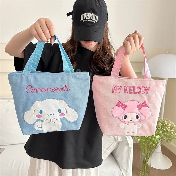 Wholesale Canvas Handbag Cartoon Character Lunch Bag Teen Girl Gift MOQ≥2