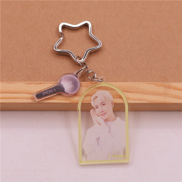 Wholesale Creative KPOP Acrylic Keychain JDC-KC-SuBo004