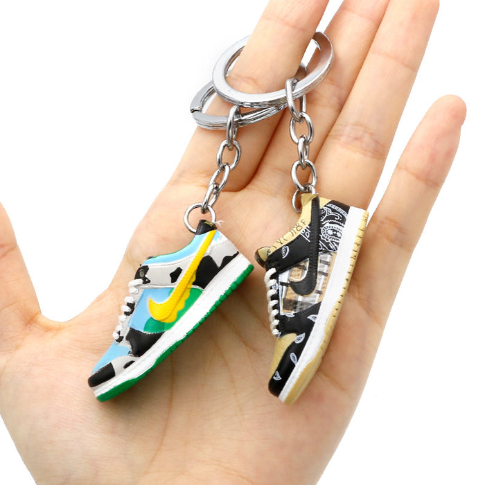 Wholesale PVC Basketball Shoe Model Keychain JDC-KC-QLPing016