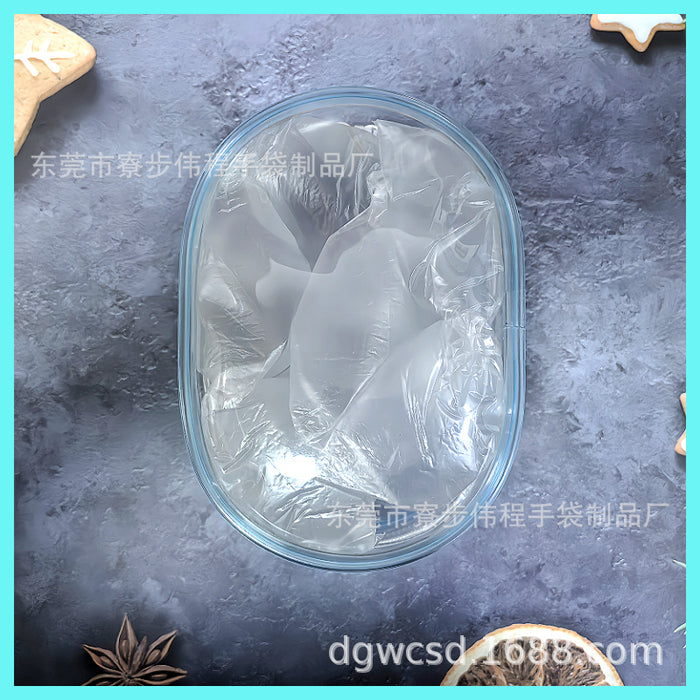 Wholesale 15CM Doll Bag Double Zipper Thickened PVC Transparent Waler Bag