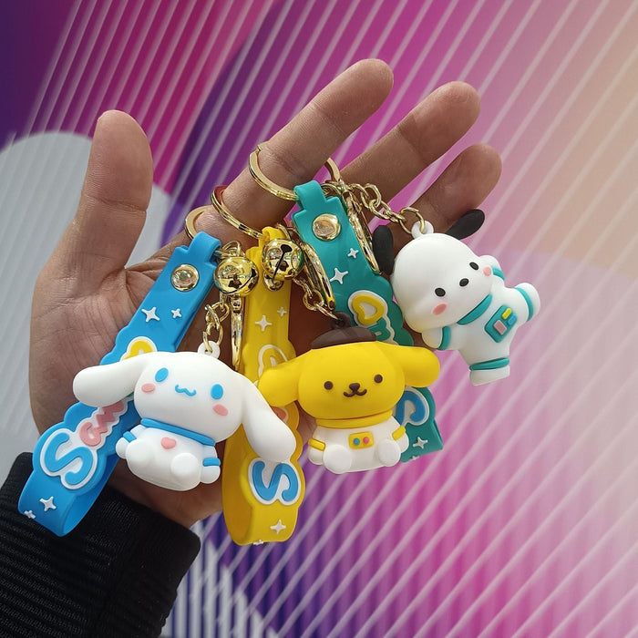 Wholesale Cartoon Silicone Doll Key Chain JDC-KC-KuangK024