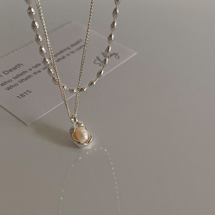 Wholesale Pearl Pendant Necklace JDC-NE-YuXi001