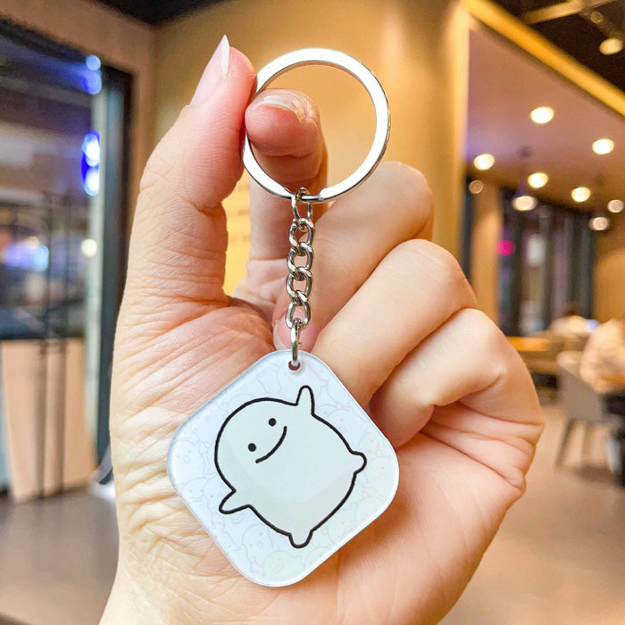 Wholesale Acrylic Cartoon Keychain JDC-KC-LeZi023