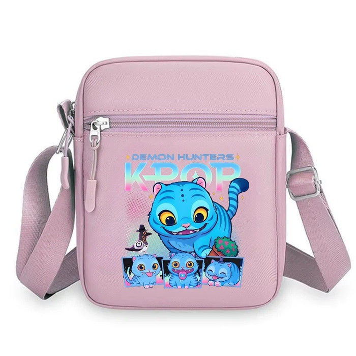 Wholesale Anime Cartoon Print Small Square Shoulder Bag For Boys Girls Cute PVC Crossbody Purse Fashion Accessory