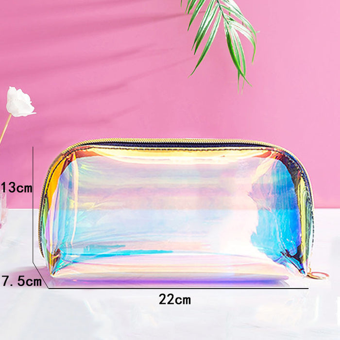 Wholesale PU Colorful Laser Cosmetic Bag JDC-CB-YuanYi001