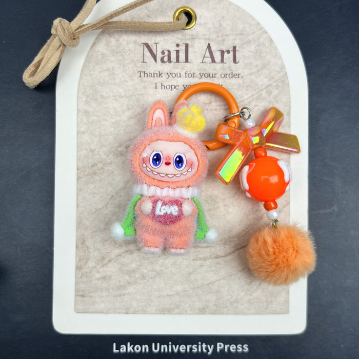 Wholesale Flocked King Figurine Keychain