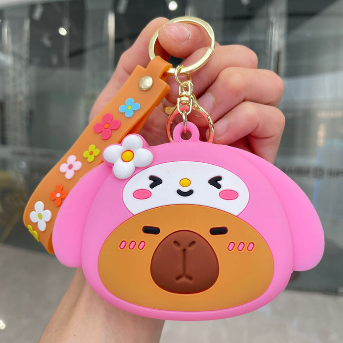 Wholesale Cartoon Coin Purse Doll PVC Keychain JDC-KC-YaoP004