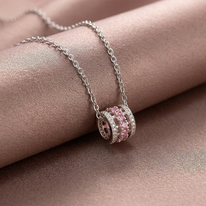 Wholesale Trendy Titanium Steel Gold Plated Choker Necklace with Zircon Fashion Jewelry Accessory MOQ≥2