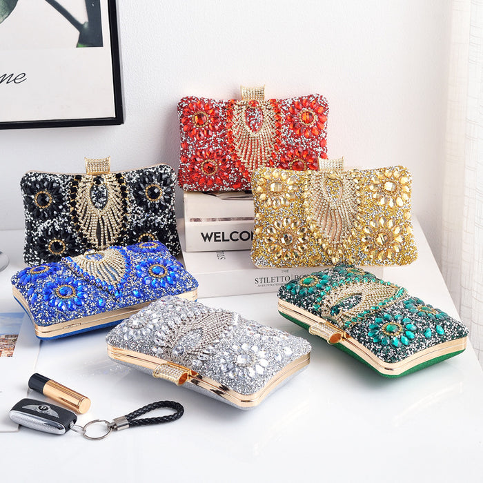 Wholesale Diamond Party Bags Rhinestone Evening Bags Handbags JDC-HB-YiX001