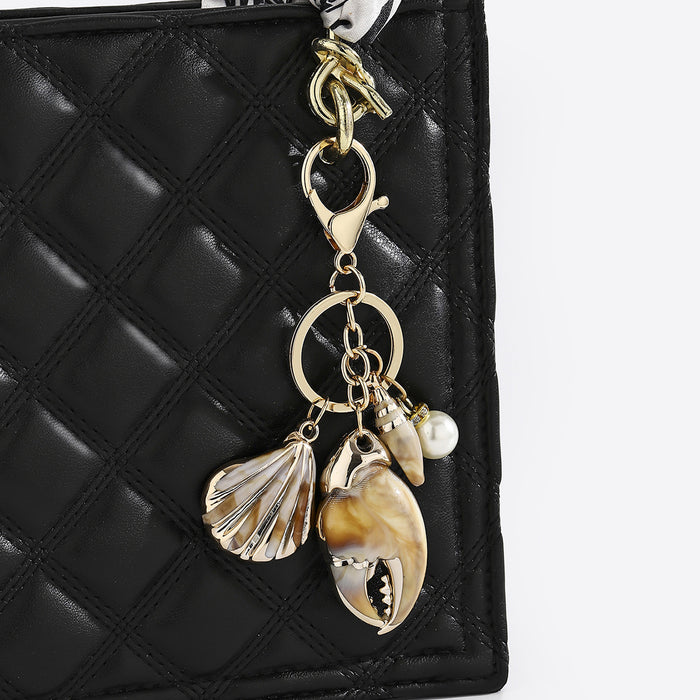 Wholesale Seaside-Style Realistic Seashell Keychain