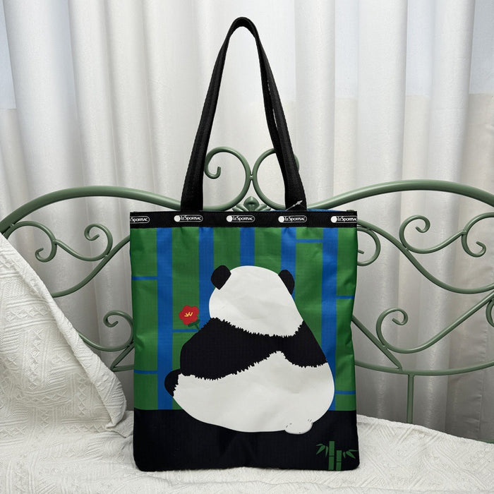 Wholesale Nylon Cartoon Print Women's Bag Panda Series Cosmetic Bag Crossbody Bag JDC-SD-LaNa002