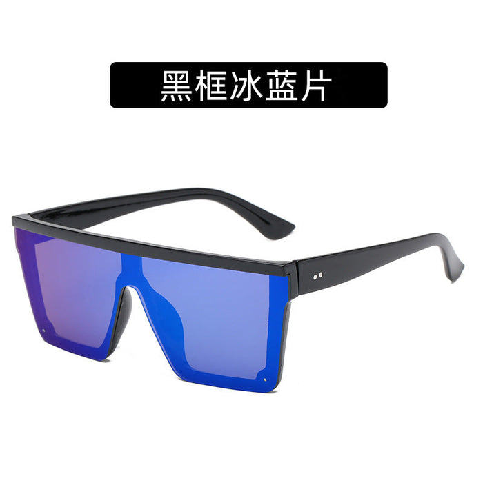 Venta al por mayor Cuadrado Clavos de arroz Lentes de una pieza Gafas de sol Male JDC-SG-XIA019