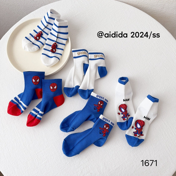Wholesale 10pairs/pack Thin mid tube socks with mesh for boys baby socks children's socks