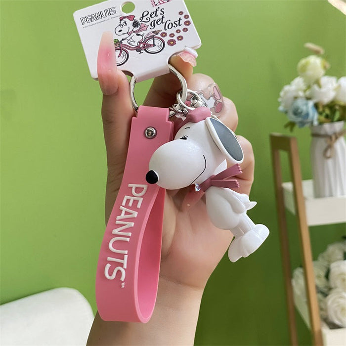 Wholesale Cartoon 3D Puppy Doll Keychain JDC-KC-YanG005