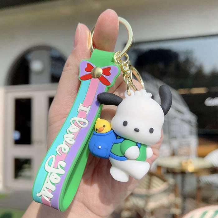 Wholesale Cute Cartoon Doll Silicone Keychain (S) JDC-KC-WC020