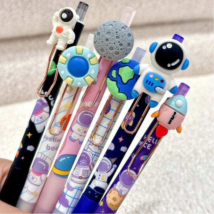 Wholesale 0. 5mm Push-Action Pen with Cartoon Resin Embellishment