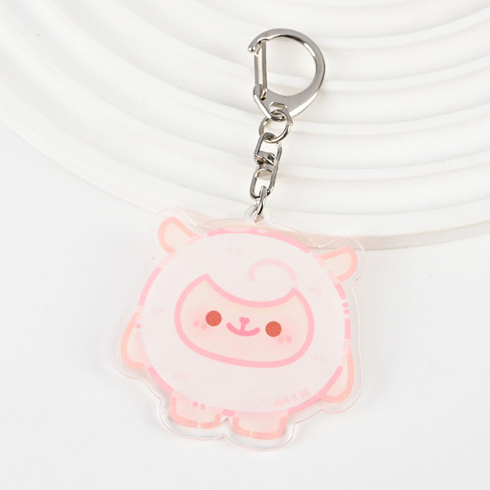 Wholesale Cute Cartoon Acrylic Keychain JDC-KC-XBK005