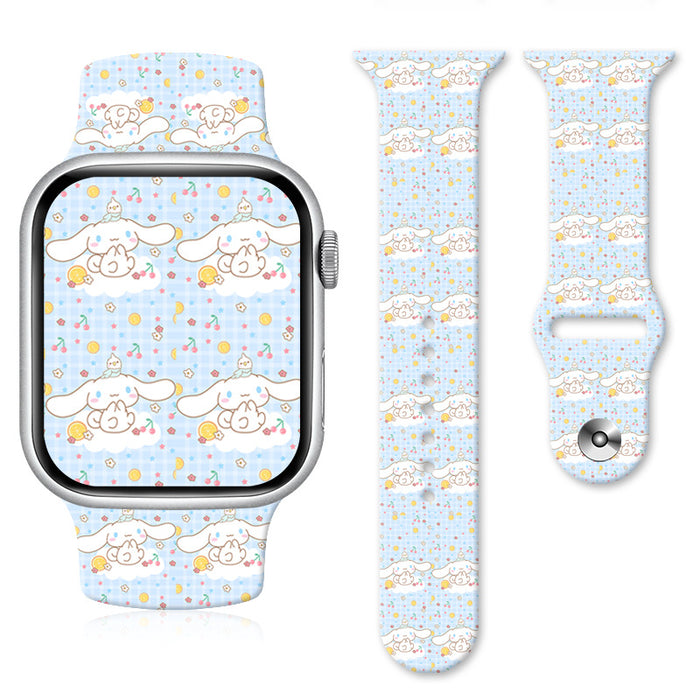 Wholesale Silicone Cartoon Printed Watch Strap JDC-WD-NuoQi011