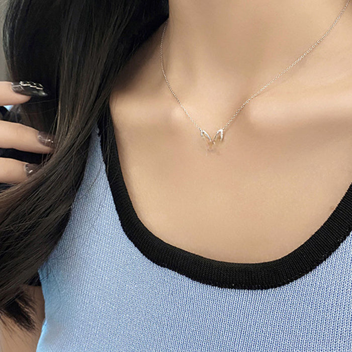 Wholesale Bowknot Necklace Women's Niche Clavicle Chain Necklace