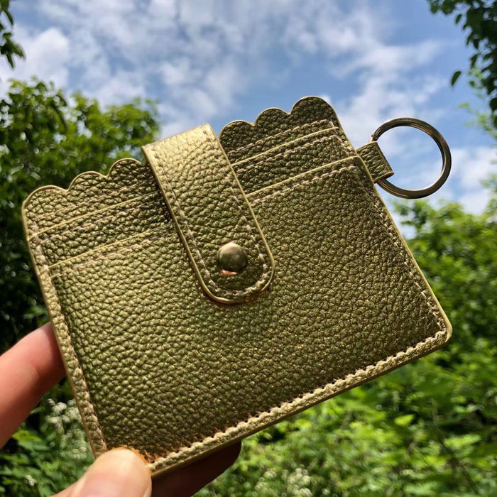 Wholesale PU Card Holder Keychain JDC-KC-Maol016