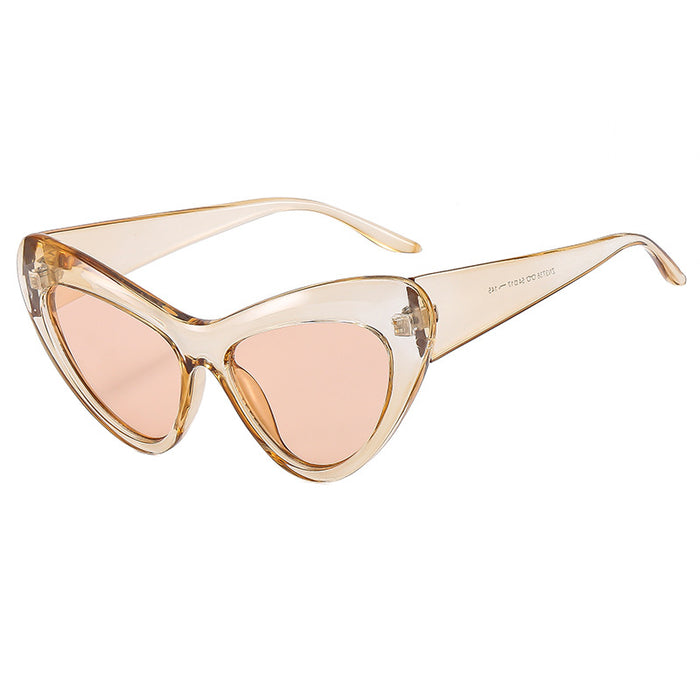 Wholesale cat eye ladies sunglasses UV protection