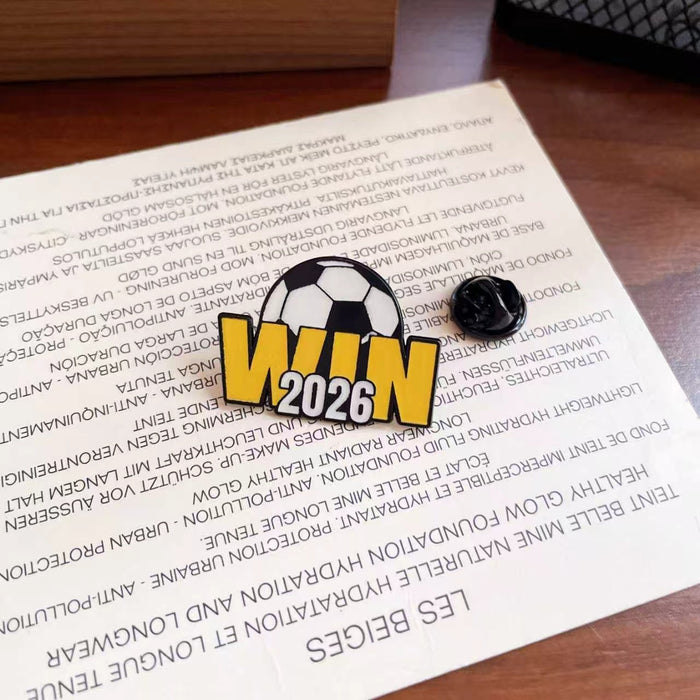 Wholesale Football Metal Badge Brooch