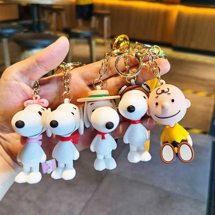 Wholesale Cartoon Doll Silicone Keychain JDC-KC-HongSheng005