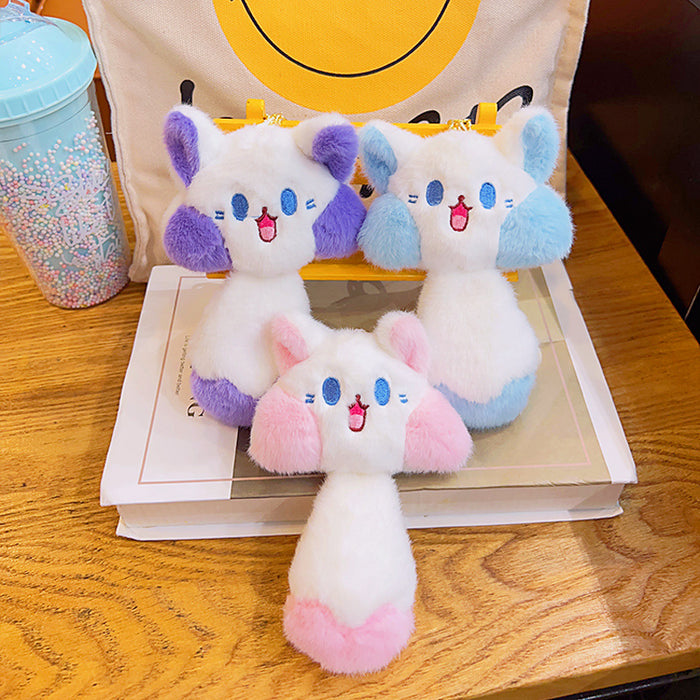 Wholesale Plush Big Tail Cat Doll Keychain JDC-KC-YDao088