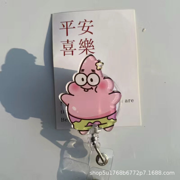 Wholesale ABS Cartoon Scroll Keychain JDC-KC-ChenPin002