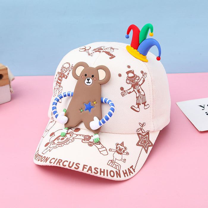 Wholesale Summer Cartoon Children's Cotton Polyester Baseball Cap JDC-FH-ChuYu003