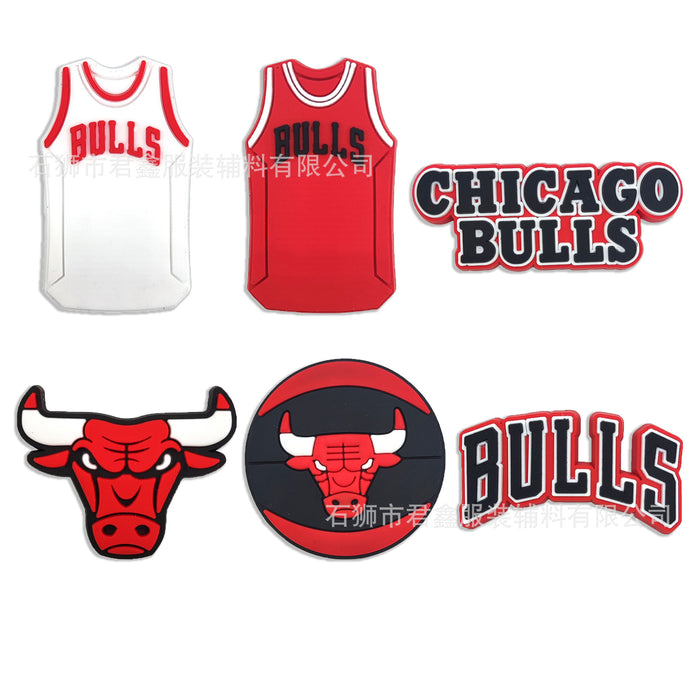 Wholesale 50pcs Basketball Teams  Basketball Shoes Charms