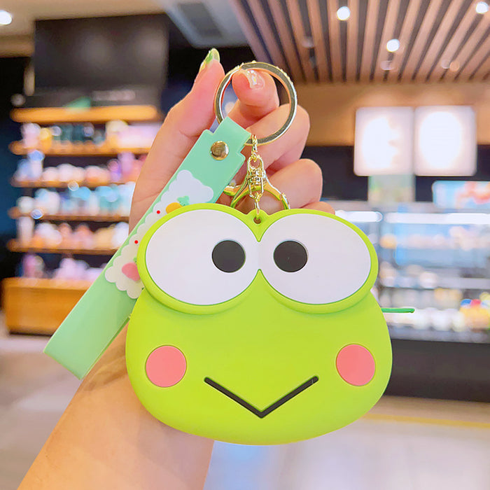 Wholesale Cartoon Silicone Coin Purse Keychain JDC-KC-KuM013