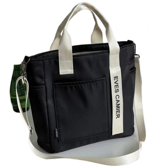 Wholesale Waterproof Shaped Tote Canvas Hand Crossbody Bag Simple All-match Shoulder Portable Lunch Box Bag