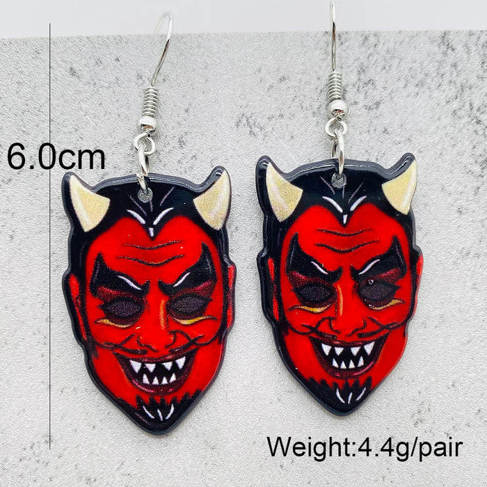 Wholesale  Horror Movie Earrings Figure Acrylic Earrings