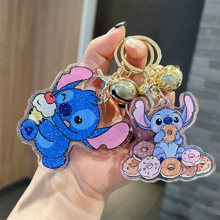 Wholesale 5 PCS Cartoon double sided acrylic keychain