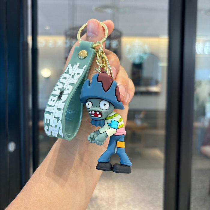 Wholesale PVC soft rubber plant doll keychain