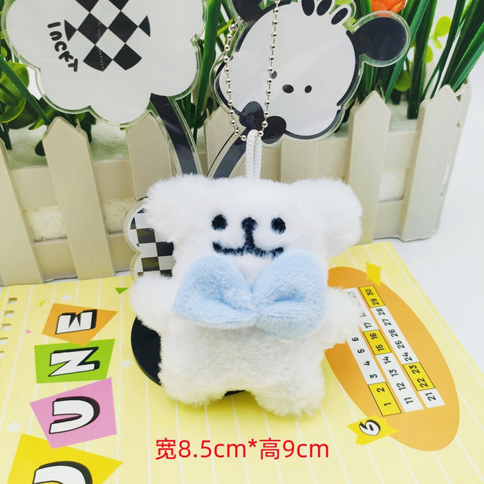 Wholesale Cartoon Plush Pendant Student School Bag Keychain Doll Pendant Cute