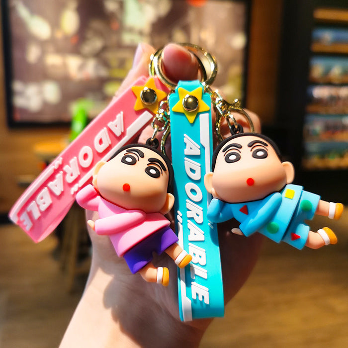 Wholesale Cartoon Silicone Doll Keychain JDC-KC-Tingm287