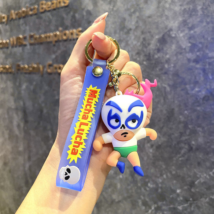 Wholesale  Animation Mga Animation Keychain Cartoon Toe Bag Pendant Key Chain Gift