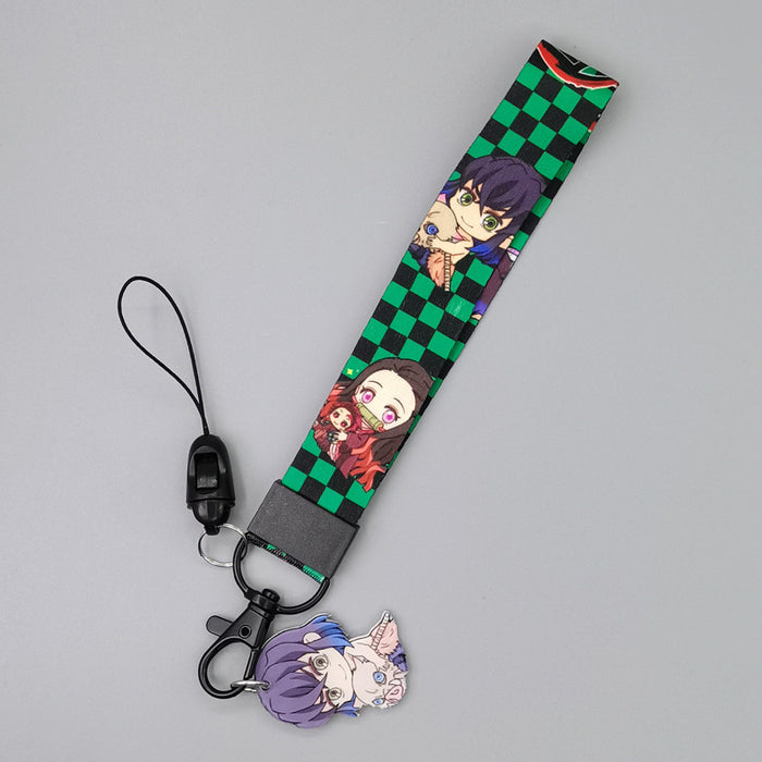 Wholesale Cartoon Lanyard Keychains Removable Wrist Strap