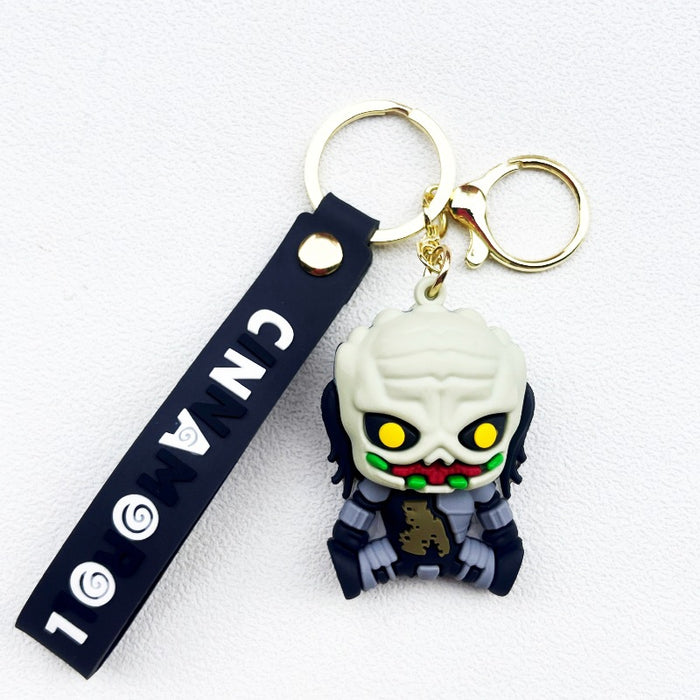 Wholesale PVC Cartoon Doll Keychain JDC-KC-WuYi171