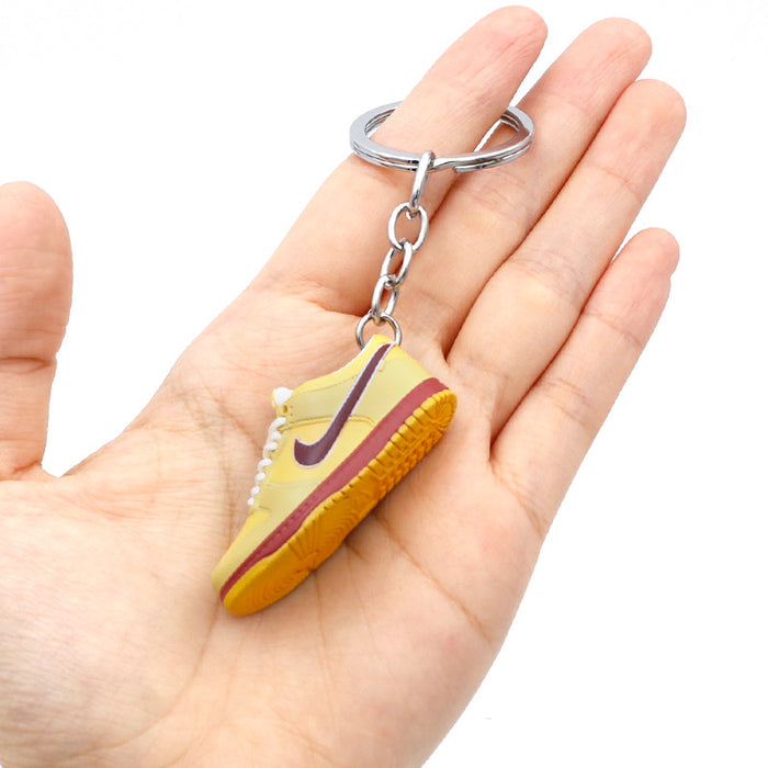 Wholesale PVC Basketball Shoe Model Keychain JDC-KC-QLPing016